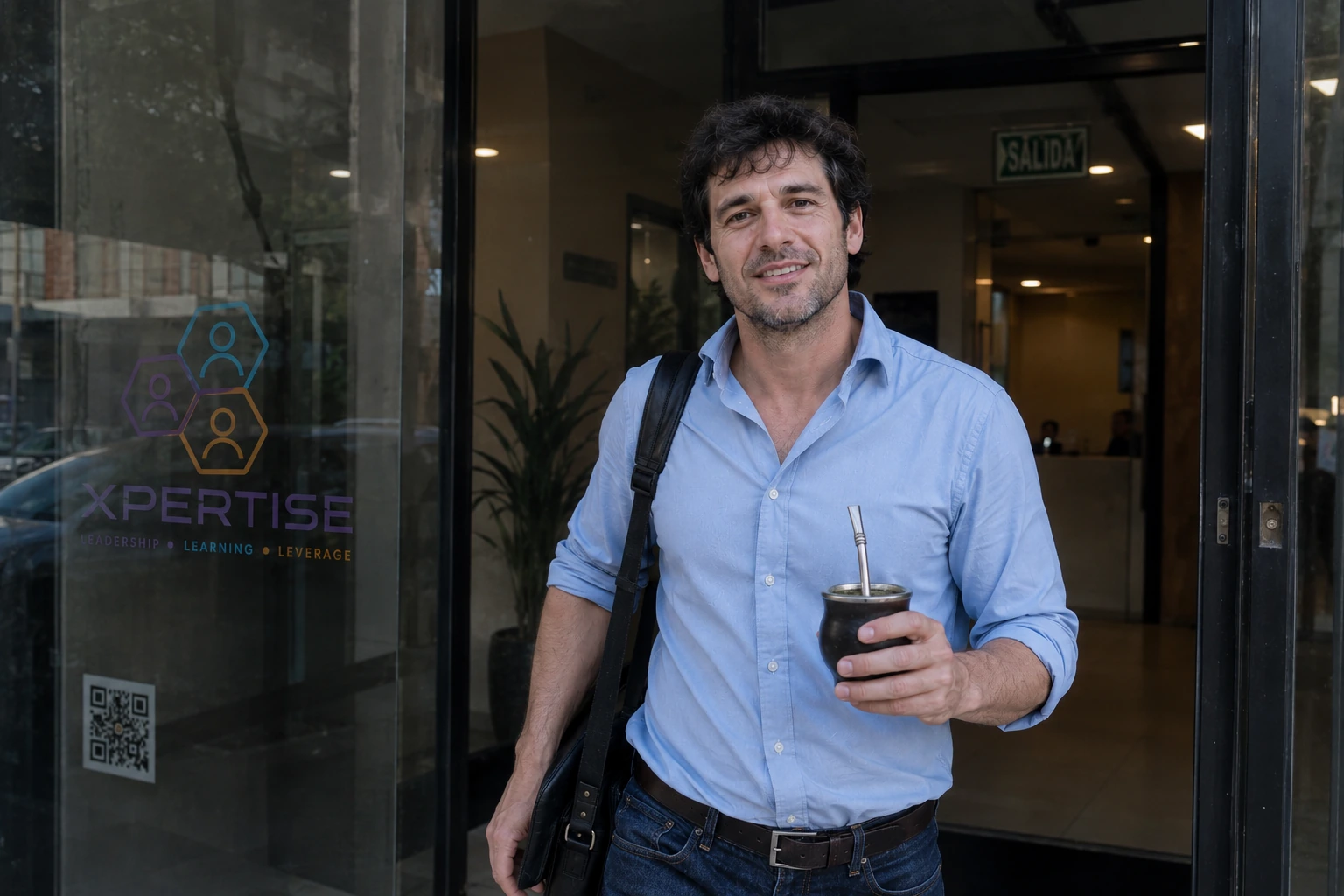 Una bienvenida al Foro Xpertise, con un mate para acompañar la lectura